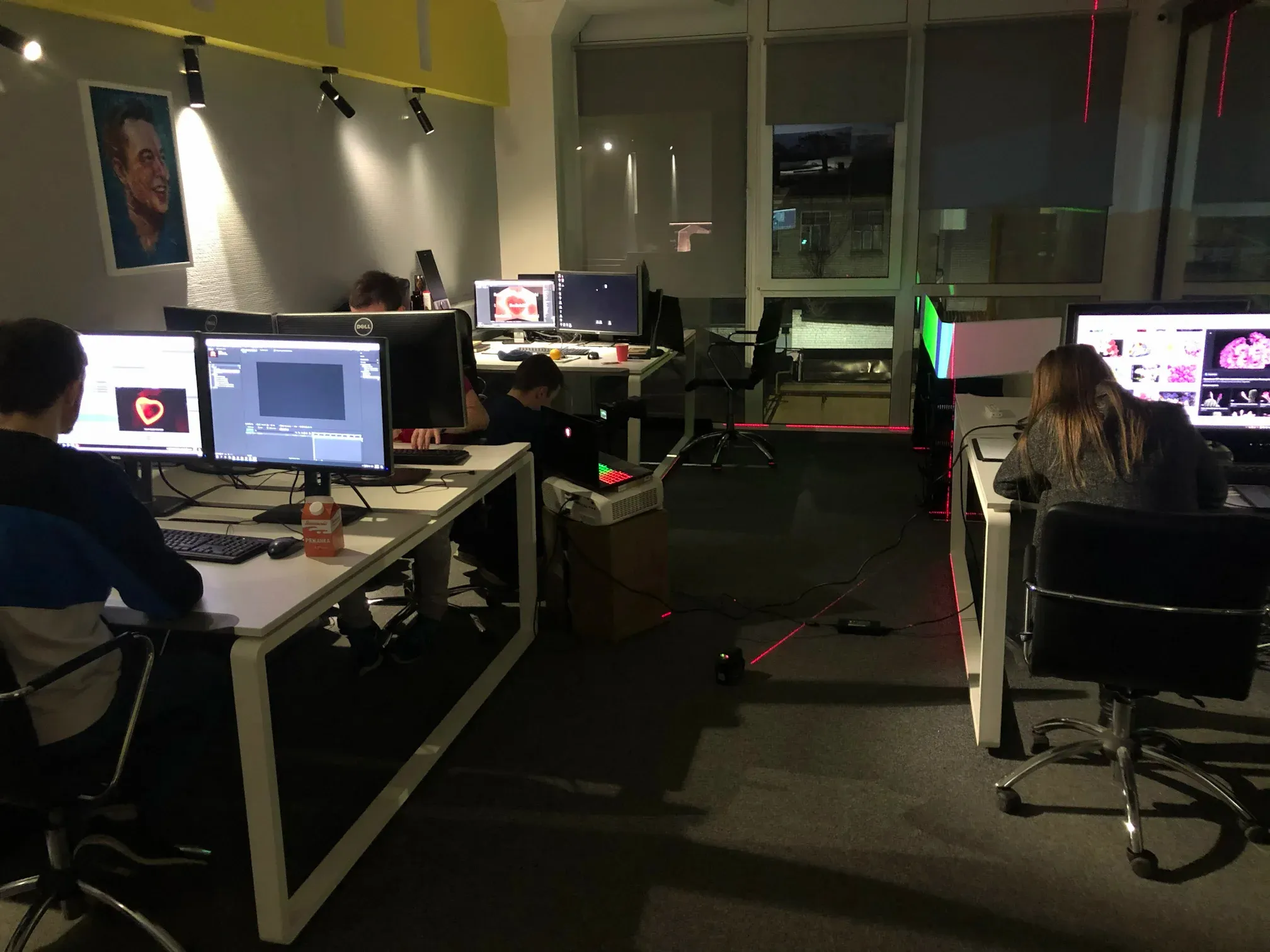 Lumenstory team at work 2